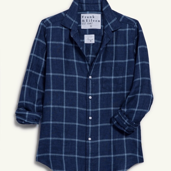 FRANK & EILEEN BARRY WINDOWPANE SHIRT